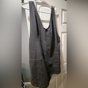 We The Free Charcoal Denim dress